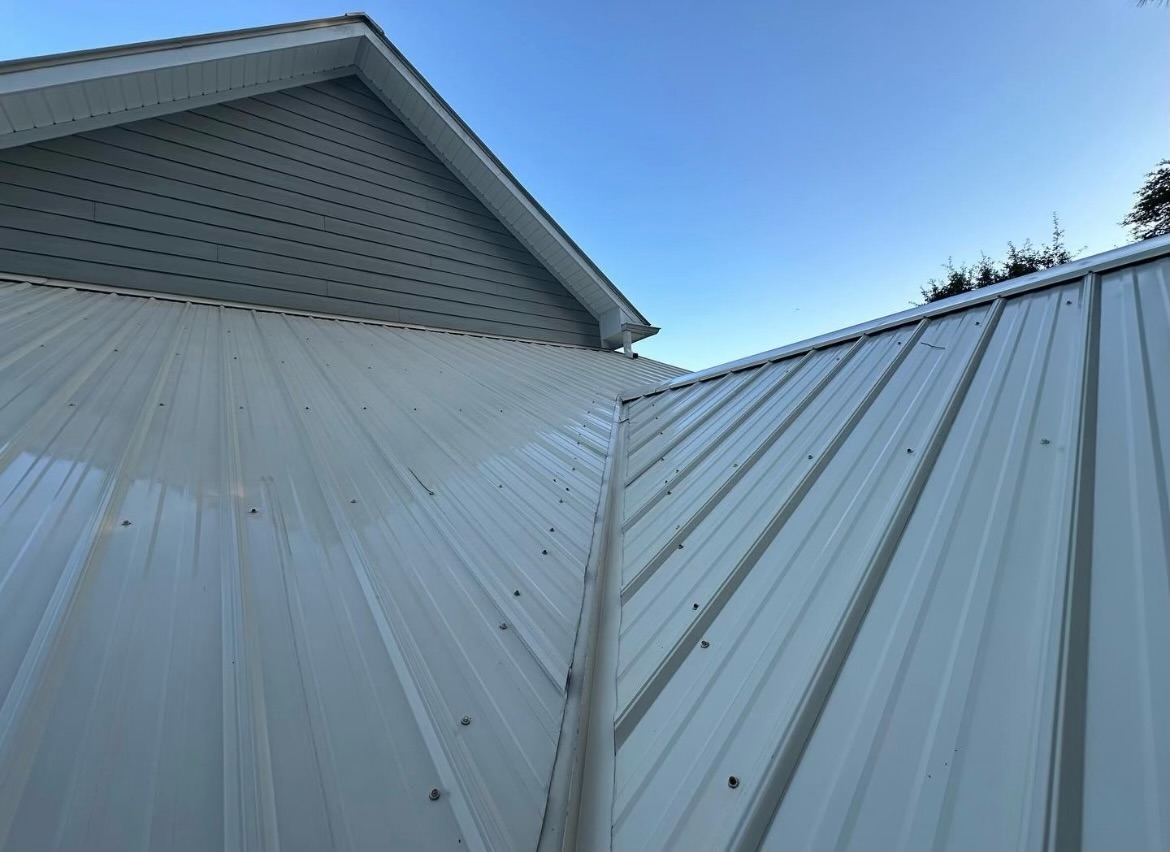 Roof washing service